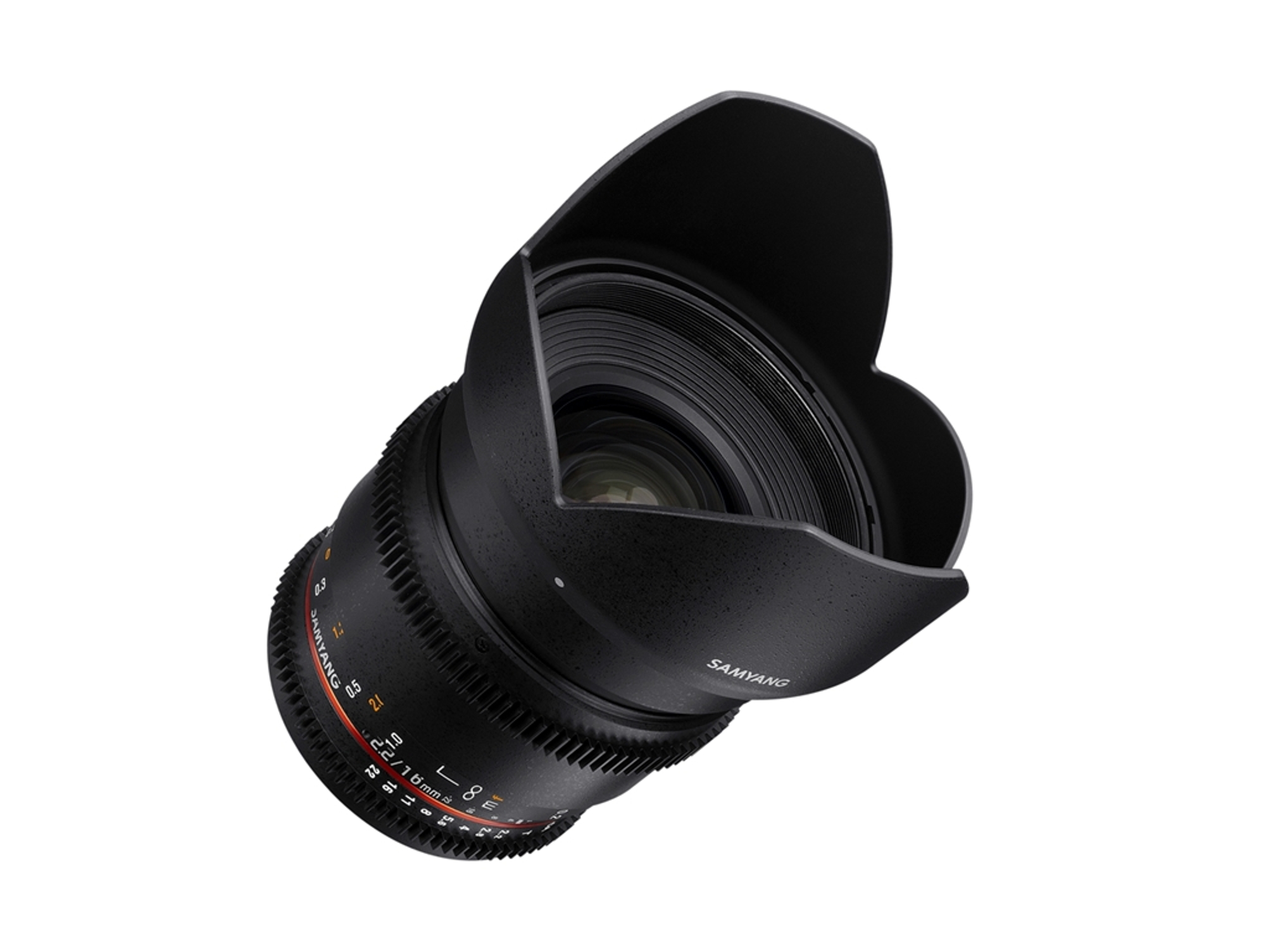 Objetivo SAMYANG 16mm T2.2 VDSLR Sony (Negro - Encaje: Sony E - Apertura: f/2.2 - f/22)
