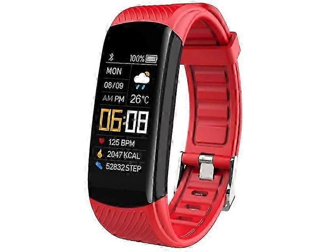 Pulsera de fitness, podómetro, medición de presión arterial, reloj inteligente, monitor de frecuencia cardíaca, reloj rastreador de salud Pro GOKOCO