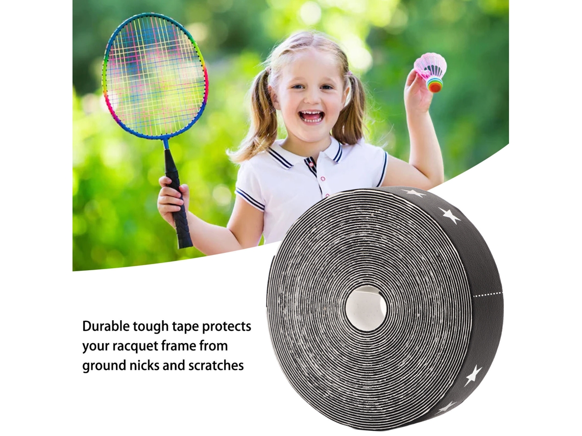 Cinta Protectora Antiarañazos Para La Cabeza De La Raqueta De Tenis, 18 Mm De Ancho, 5 M De Largo, Pu.