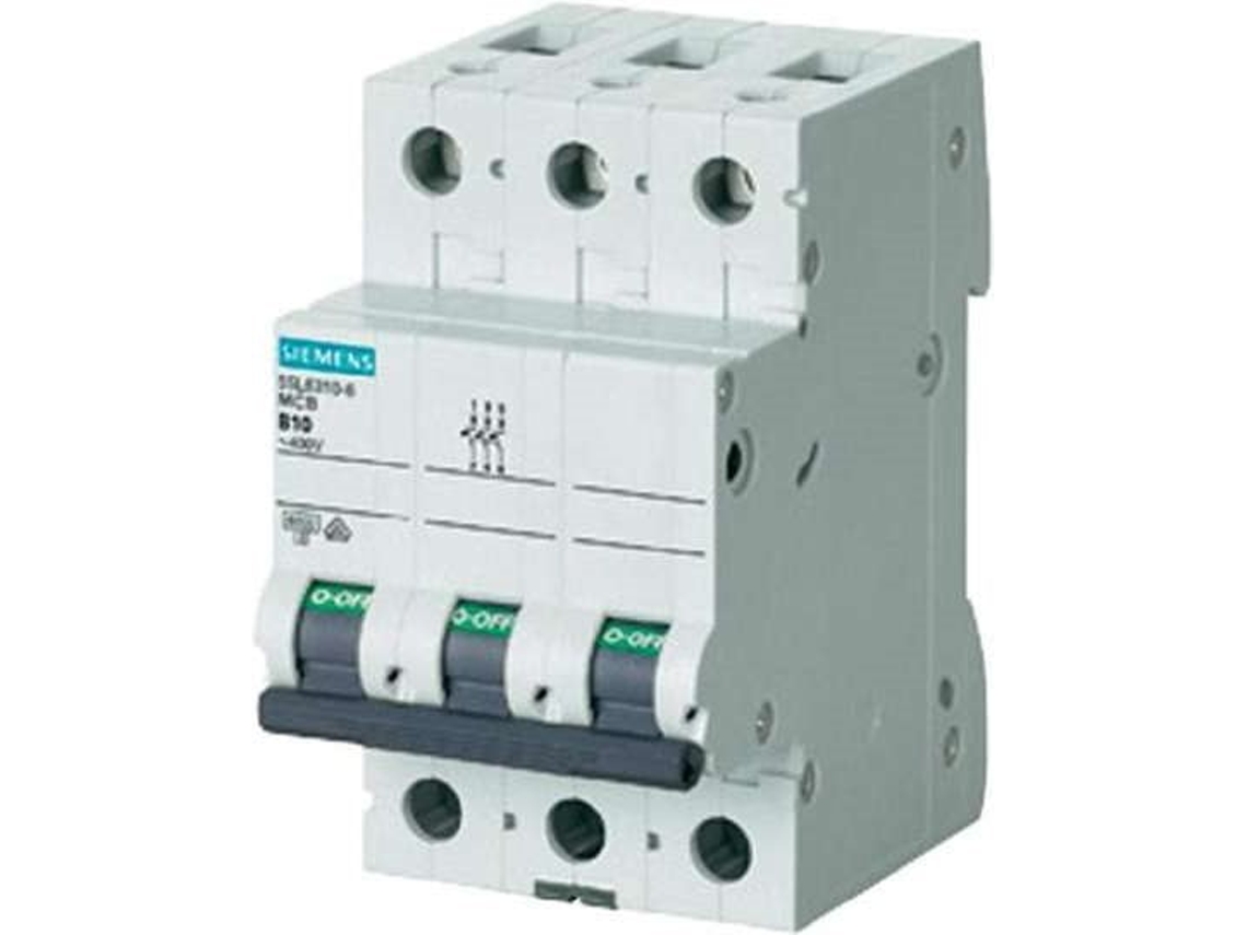Disyuntor tripolar, C 25 A Siemens (5sl6325 7)