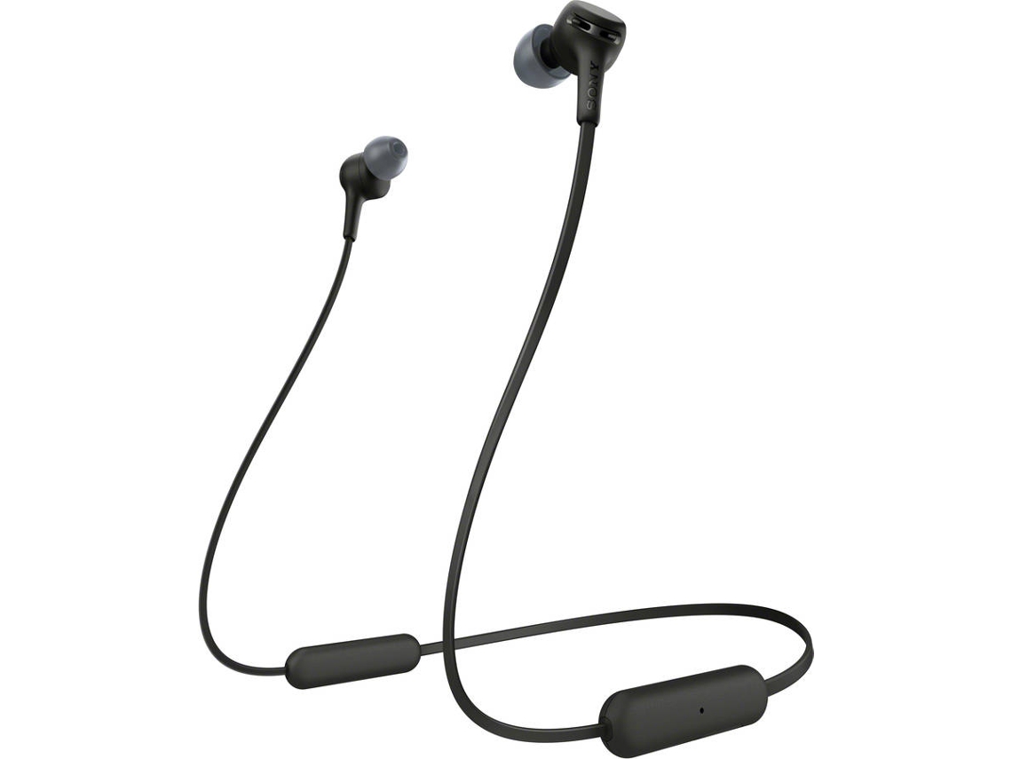 Auriculares Bluetooth SONY Wixb400B (In Ear - Micrófono - Negro)