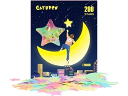 KOFIHETY Universo en tu habitación, juguetes que brillan en la oscuridad, decoración de techo brillante y duradera, estrellas brillantes para niños, materiales
