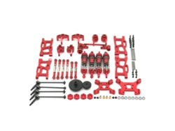 Goldmetal Upgrade Parts Wltoys 144001 144010 124017 124019 Rlaarlo 1/14 1/12 Am X12 Rc Car Shock Tower Arm Rod Kits