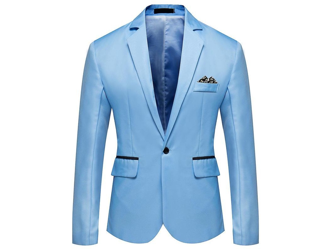 2026-chaqueta Casual Para Hombre Mystdiy Con Botón Soltero Y Solapa De Escote, Estilo Juvenil Y Slim