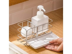 Soporte Para Esponjas De Fregadero De Acero Inoxidable 304 Con Estante Extraíble Para La Organización De La Cocina.