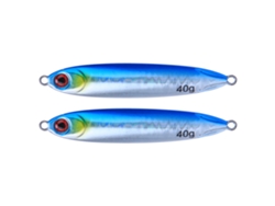 Isca Slow Jigging De Lançamento Longo Peixe De Chumbo Q11 Pesca Marítima 40g Prato De Ferro 2pcs