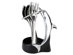 Soporte Para Cubiertos De Aleación De Zinc Para Uso En Cocina