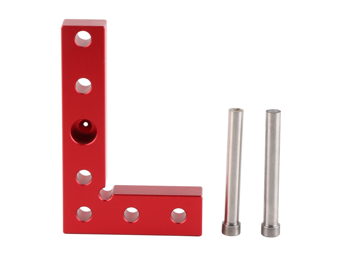 Herramienta Cuadrada Pequeña Para Encontrar El Centro, Fabricada En Aleación De Aluminio, Para Marcar Líneas Y Como Guía De Perforación Para Carpintería.