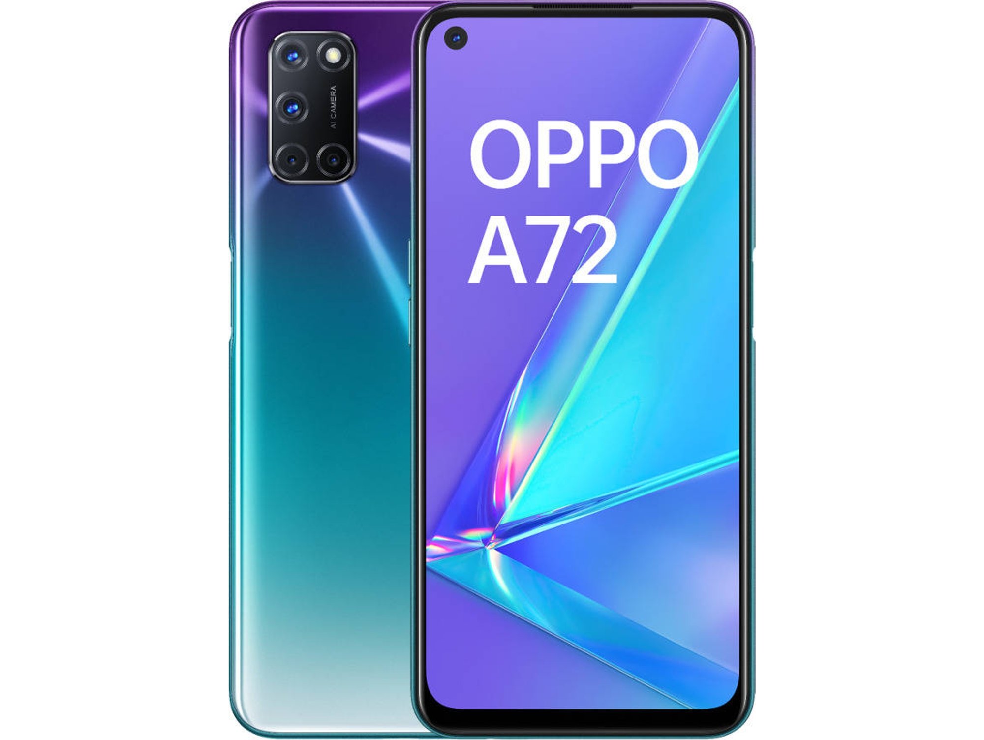 Smartphone OPPO A72 (6.5'' - 4 GB - 128 GB - Púrpura) | Worten.es