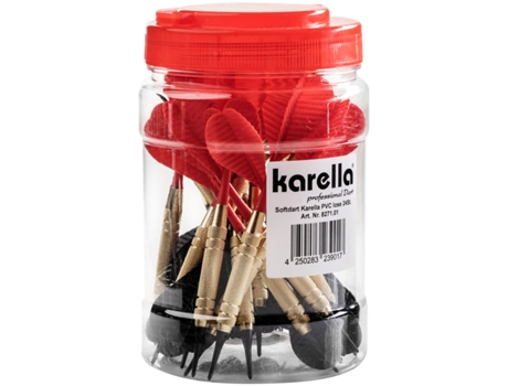 Dardos blandos KARELLA PVC suave 24 piezas en caja