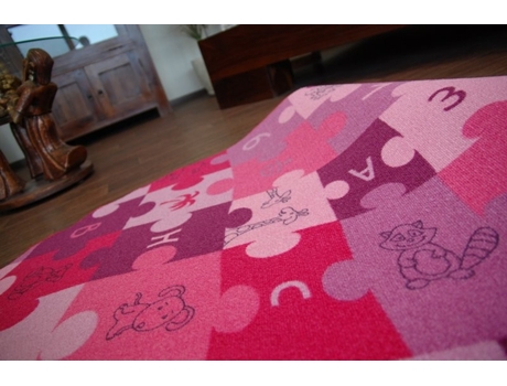 Alfombra Infantil Puzle Círculo Violeta (circulo 170 cm)