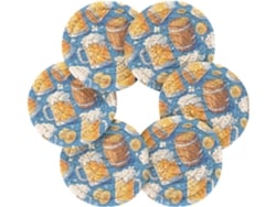 Absorbentes: Estos Posavasos Absorben Fácilmente Las Gotas De Líquido Del Exterior Tu Taza,
