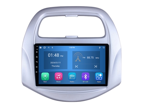 Autoradio 4GB RAM64GB ROM ROVERONE para Chevrolet Spark Beat 2018 - 2020 CarPlay Android Coche Radio Bluetooth Navegación