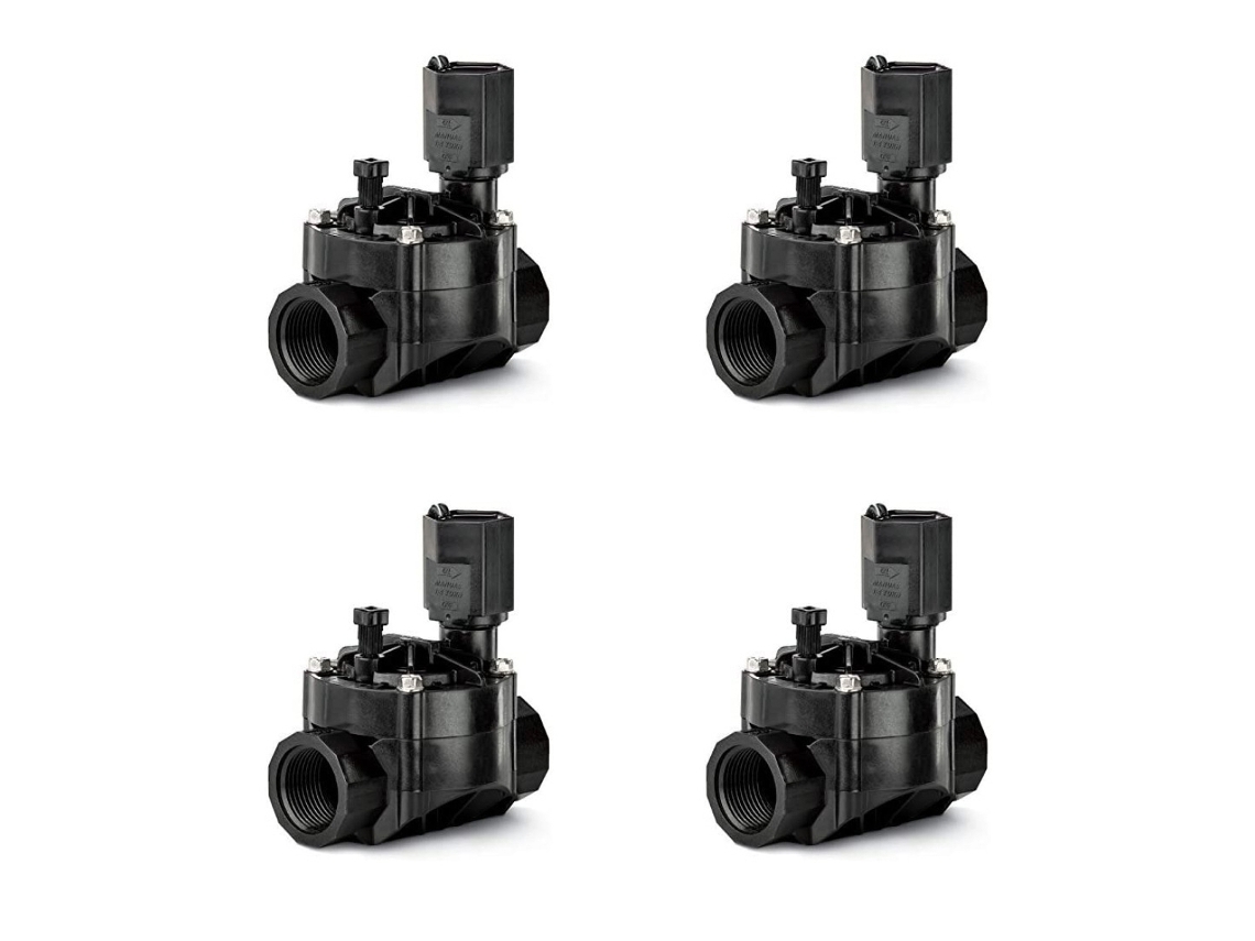 Electrovalvula 100-HV 24V 1 RAIN BIRD (Pack de 4 Unidades) La válvula RAIN BIRD 100-HV con solenoide de 24V es ideal para sistemas de riego