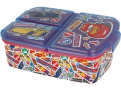 Lonchera CARS (Azul - Plástico - 5 x 17 x 13 cm)