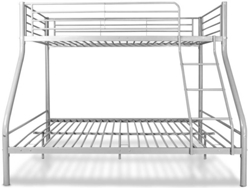 SALDOS Y STOCKS Litera Doble (Gris - 135x190 cm - Metal)