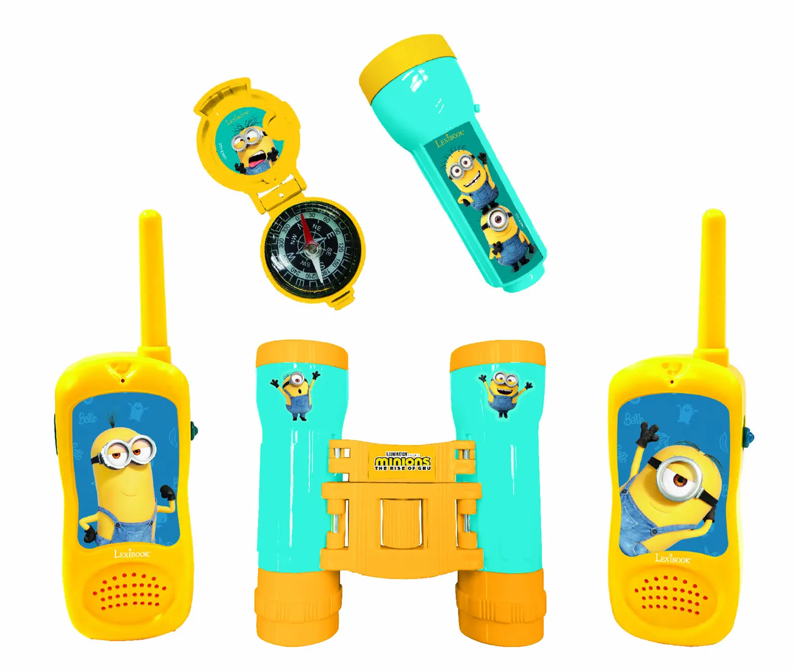 Minions Abenteuer-set Mit Walkie-talkies Bis 120 M