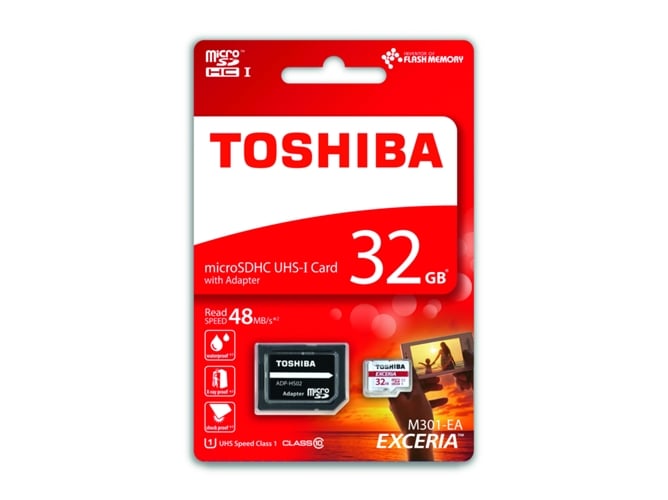 Tarjeta de Memoria MicroSD TOSHIBA 32GB Exceria Pro