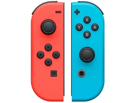 Switch Par de controladores Joy-Con azul neón derecho / rojo neón izquierdo YIZHOOD