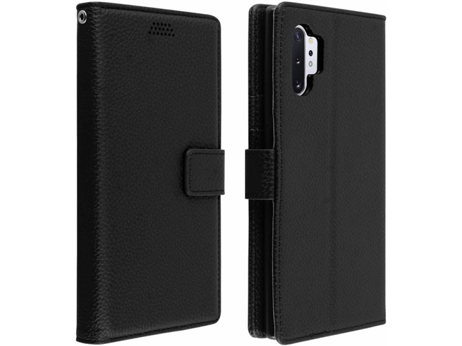 Funda Samsung Galaxy Note 10+ AVIZAR Wallet Negro