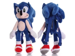 Peluche De Sonic The Hedgehog, Super Tails Knuckles, Mochila Azul 46 Cm