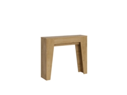 Consola extensible 90x25/181cm Narrow Roble Natural