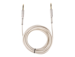 Cable De Extensión De Audio Estéreo De 5m Con Conector Macho A Macho De 6.35mm Plateado En Oro