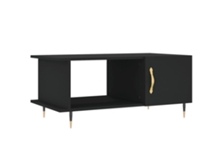 Maison Exclusive - Mesa De Centro Madera Contrachapada Negro 90x50x40 Cm