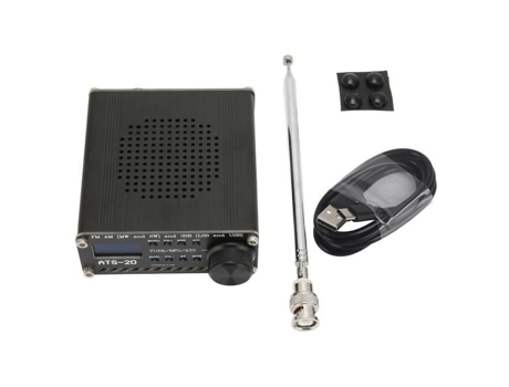 HURRISE Receptor de Radio de Todas las Bandas AM FM Radio de Ondas Cortas Receptor de Radio Multifuncional de Todas las Bandas con Altavoz