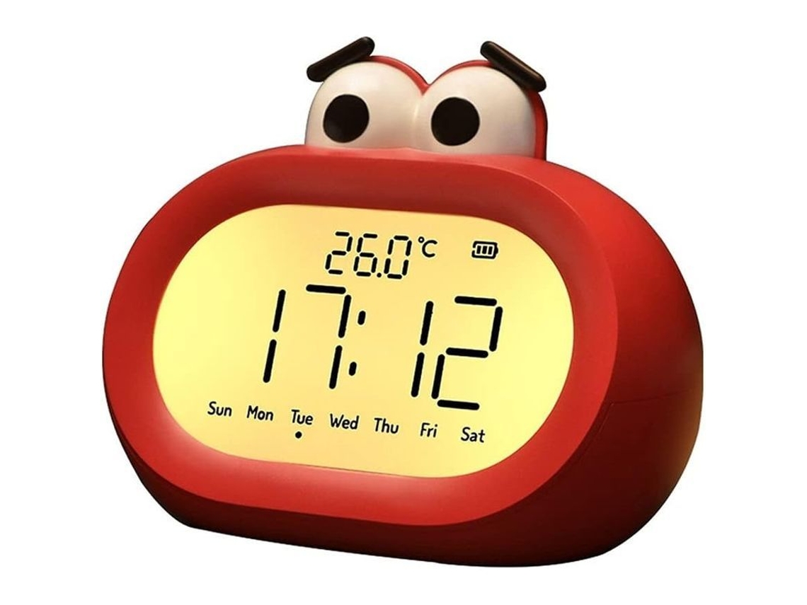 2026-reloj Despertador Electrónico Luminoso Para Dormitorio Con Luz Nocturna Ajuste De Brillo Y 6 Alarmas