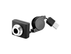 Cámara web USB 2.0 Golden Light (alta definición, cable retráctil)
