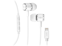Auriculares con Cable SBS Teinearlightw (In Ear - Micrófono - Blanco)
