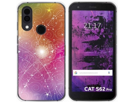 Carcasa CAT S62 Pro TUMUNDOSMARTPHONE Abstracto Multicolor