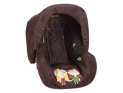 Colchoneta grupo 0 Hippies Choco (Capota de Regalo) BABYLINE