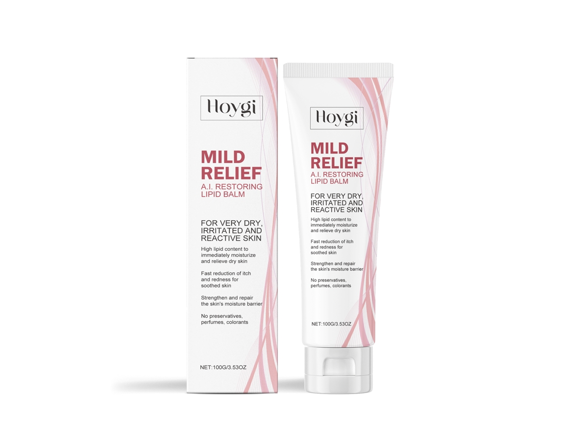 Crema hidratante calmante y reparadora para piel sensible.
