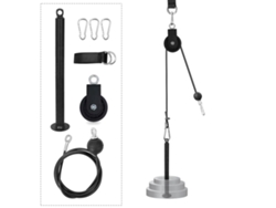 Sistema De Polea Giratoria De 360° Súper Silencioso Con Cable Para Entrenamiento De Fuerza En Casa.