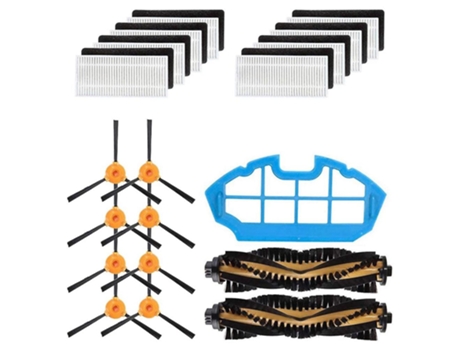 19pcs para cecotec conga 990 5040 filtro hepa escova rolo principal
