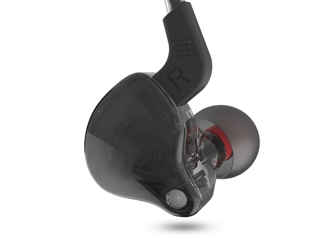 Auriculares Intrauditivos Deportivos Qkz Ak6 Hifi Con Micrófono De 3,5 Mm Para Escuchar Música Mientras Corres.