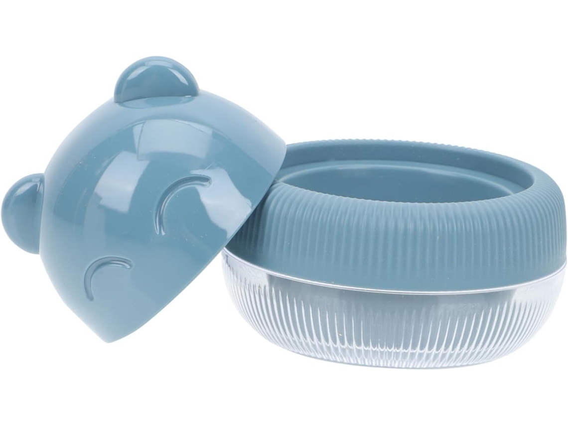 Caja De Almacenamiento Para Esponjas De Maquillaje Con Forma De Oso, Transpirable Y Portátil.