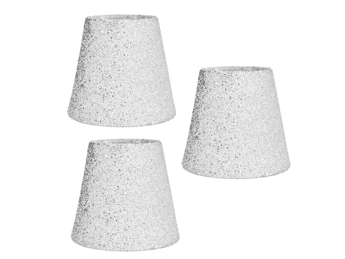 3 Pantallas Pequeñas Para Lámparas E14, Superficie Brillante, Delgadas, Ligeras, De Alta Transmisión