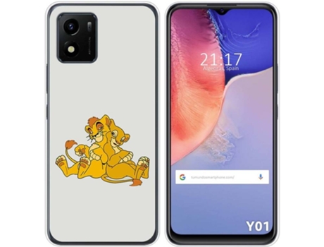 Carcasa Vivo Y01 TUMUNDOSMARTPHONE Dibujos Leones Multicolor