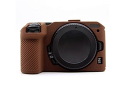 Funda protectora de silicona con textura Lychee compatible con Nikon Z 30 y cubierta anticolisión para cámara Facpoet