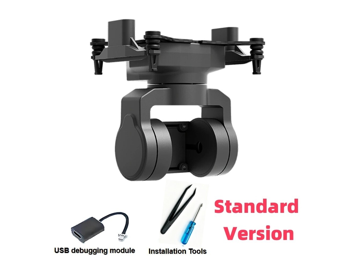 Módulo De Ajuste Analógico Av xf C-20d Gimbal Fpv Vertical De 19 Mm Y 2 Ejes Compatible Con La Unidad Dji O3 Walksnail Avatar Para Drones Rc Fpv