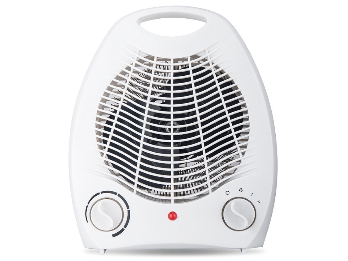 RELAVAEV Aquecedor De Ventoinha 2000 W Aquecedor Elétrico Com Ventoinha Radiador Térmico Com Bobina Elétrica Branco