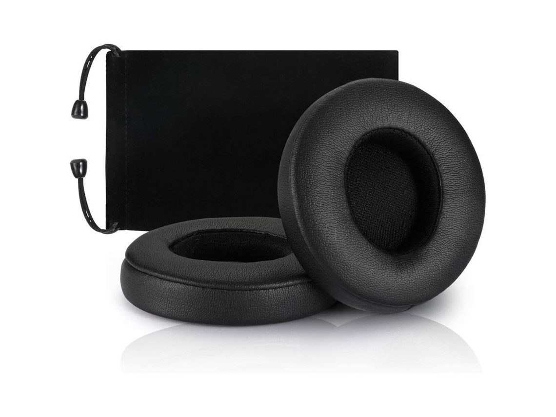 Almohadillas De Repuesto Para Los Oídos, Compatibles Con Los Auriculares Inalámbricos Solo 2.0 Y 3.0 De Dr. Dre, 1 Par, Color Negro.