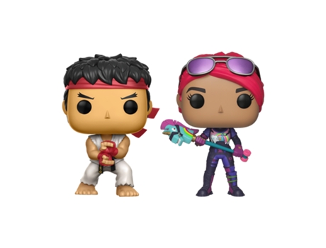 Pack 2 Figuras FUNKO Pop! Fortnite: Ryu & Brite Bomber