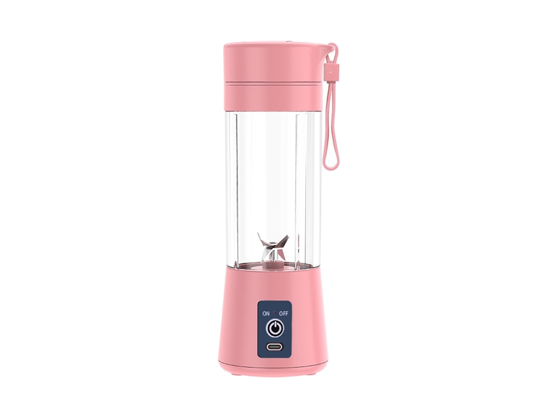 Licuadora Portátil Para Jugos Exprimidor Recargable Por Usb Máquina De Mezcla Gusshious Rosa