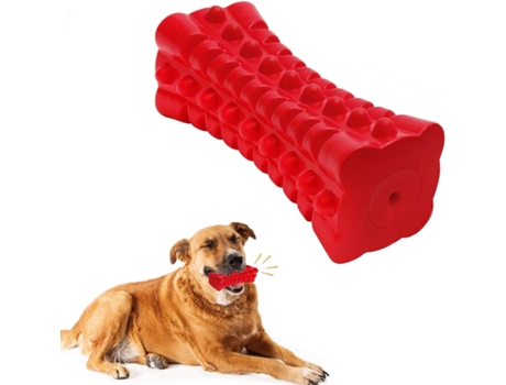 Juguete indestructible para perros grandes, cepillo de dientes para perros, juguete chirriador para perros resistente, juguetes para masticar perro...