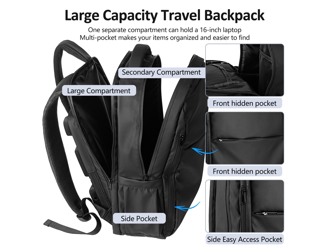 Mochila Lixada con ventilador USB, nevera portátil impermeable.
