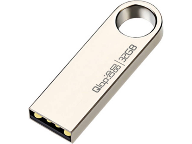 Pen Drive WJS Design U (128 GB - USB 2.0 - Plata)